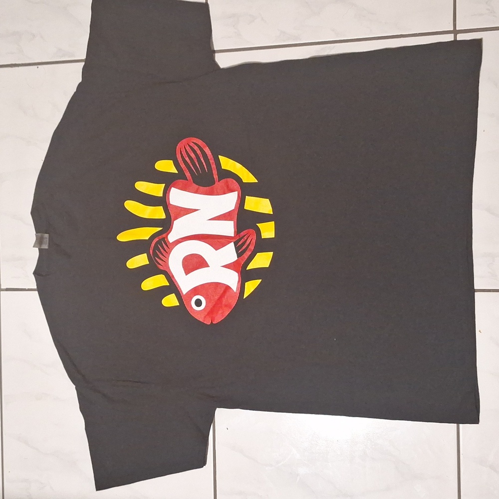 Reef Nutrition Fish Graphic T-Shirt Xl Short Sleeve Gildan